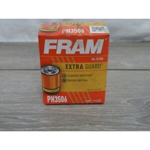 FRAM EXTRA GUARD PH3506 Oil Filter 10,000 Mile Protection New Sealed Box